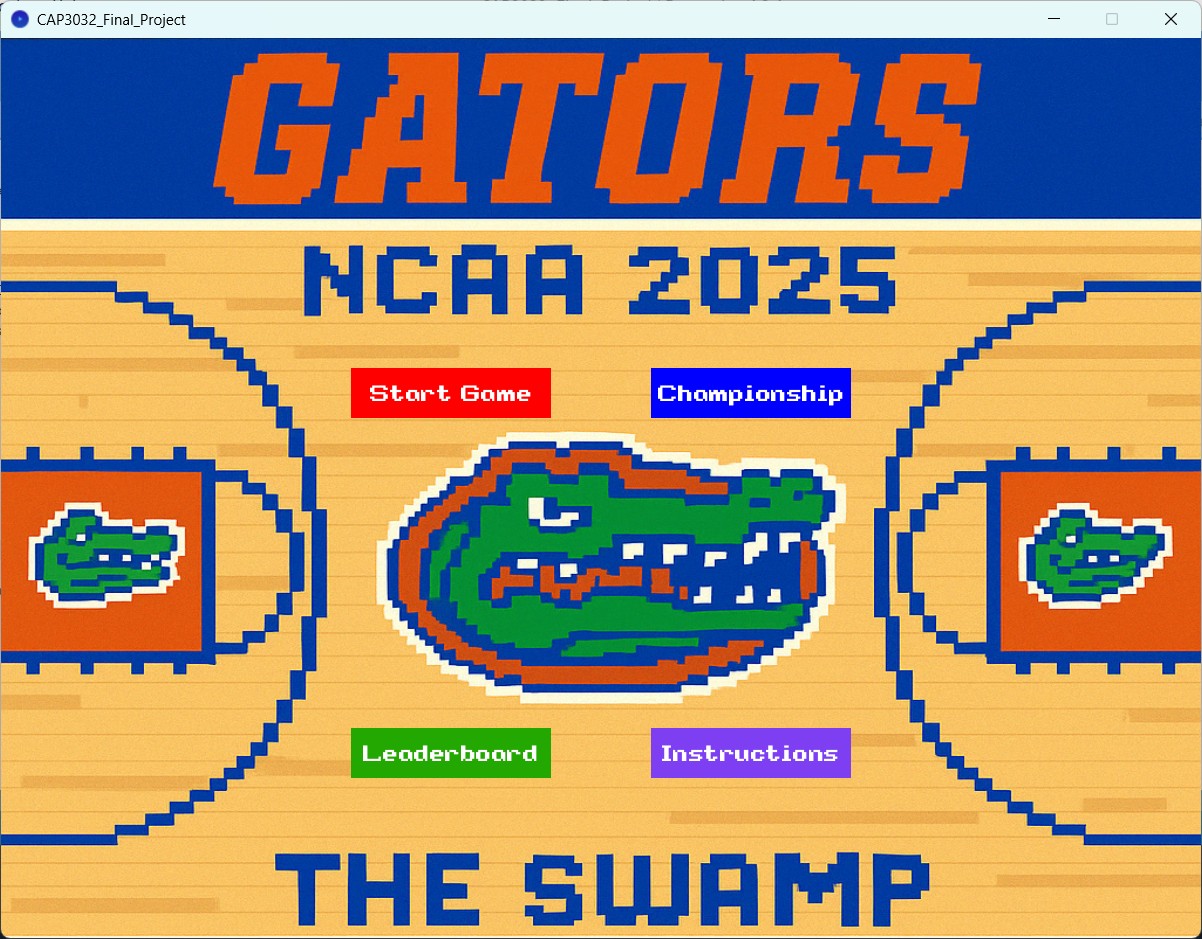 The title screen of the game.